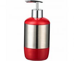 Дозатор для жидкого мыла LIMA 0,45, красный PrimaNova E17-04
