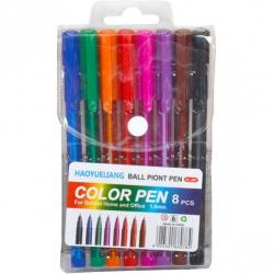 Набір масляних ручок COLOR-IT 8 кольорів 1мм