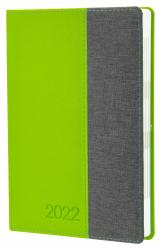 Ежедневник датированный А5 зелено-серый OPTIMA O26148