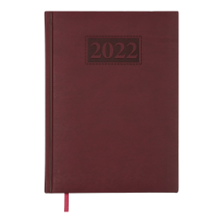 Ежедневник датированный А5 Gentle бордовый BUROMAX ВМ.2109-13