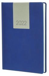 Ежедневник датированный А5 серо-синий OPTIMA O26146