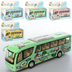 Машина металева інерційна Автобус Dessert Bus 17,5см KS7103W