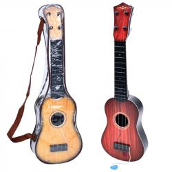 Гітара  дерев'яна 47 см (струни 4 штуки, медіатор, у чохолі) 8088