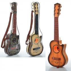 Гітара  дерев'яна 52 см (струни 6 штук, у чохолі) 180A14