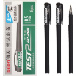 Ручка гелева COLOR-IT TEST2 0,5мм GP-380 чорна