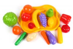 Іграшковий набір Овочі і фрукти на підносі ТехноК 5347