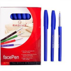 Ручка масляна RADIUS FaсePen 0,7мм синя 777890
