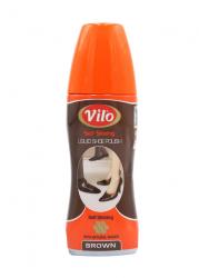 Жидкий крем для обуви цвет коричневый 80 мл Vilo