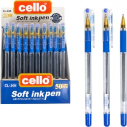 Ручка масляна Cello 0,7мм. синя CL-205