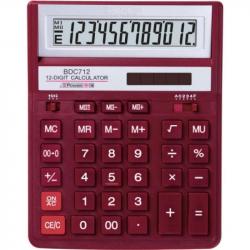 Калькулятор 12-ти разрядный 203*158*31 мм Rebell BDC-712 RD