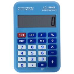 Калькулятор 8-ми разрядный 88*58*11 мм Citizen LC110NR-Blue