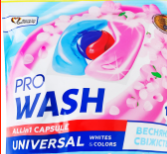 Капсули для прання Весняна свіжість 32 штуки Pro WASH
