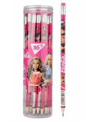 Карандаш графитный HB с резинкой  Barbie  YES 280601