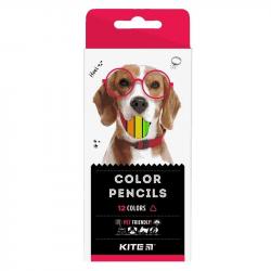 Олівці кольорові 12 шт Dogs Kite K22-053-1