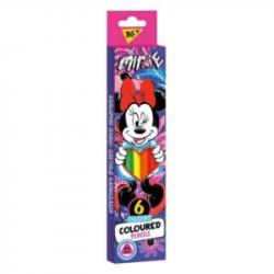 Олівці кольорові 6 шт  Minnie Mouse  YES 290650