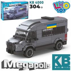 Конструктор 304 деталі міський транспорт Limo Toy KB 4000