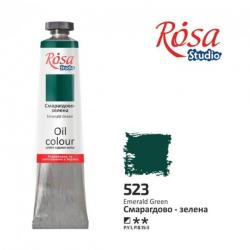 Краска масляная Изумрудно-зеленая 60 мл ROSA Studio 326523