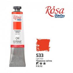 Краска масляная Красная светлая 60 мл ROSA Studio 326533
