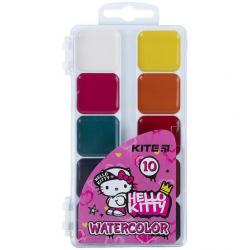 Краски акварельные 10 цветов  Hello Kitty  Kite HK21-060