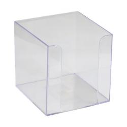 Куб для бумаги 90x90x90 мм прозрачный Delta D4005-27