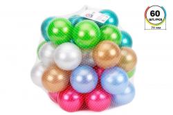 Кульки для сухих басейнів пластикові 60 штук 7 см ТехноК 8935
