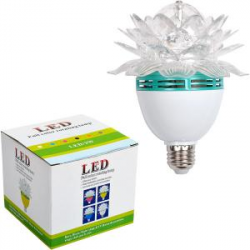 Вращающаяся лампа LED Цветок LED / F