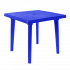 Стол квадратный темно-синий