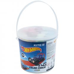 Крейда Kite Jumbo Hot Wheels 15 шт. кольорова у ведрі HW21-074