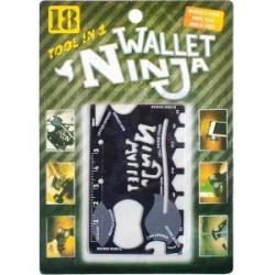 Мульти-кредитка ключ WALLET NINJA 18в1 8,5 * 5,3см 004
