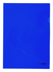 Папка-куточок NORMA А4 синя щільна 5024