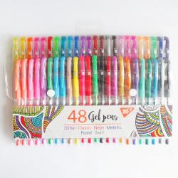 Набір гелевих ручок 48 кольорів Glitter Classic-Neon-Metallic-Pastel-Swirll Yes 420436