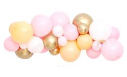 Набір кульок латексних Арка 30 штук 2 м рожева 33756
