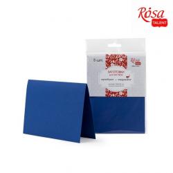 Набір заготовок для листівок темно-синій №4 10,5х21см 220г/м2 5шт ROSA 94099024