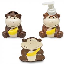 Набір аксесуарів до ванної  Monkey  3 предмети Stenson R30156