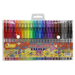 Набір гелевих ручок 24 кольорів Glitter УМКА ГР49