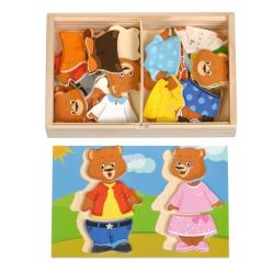 Набір Іграшки з дерева Два ведмеді, Д182