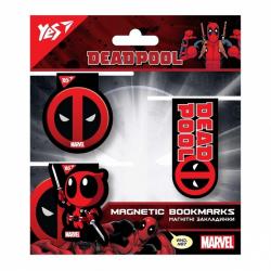 Закладки магнітні 3 шт.  Marvel.Deadpool  YES 707736