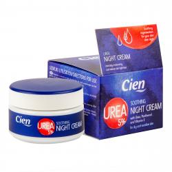 Ночной крем для лица для сухой и чувствительной кожи Urea 5% 50 мл Cien