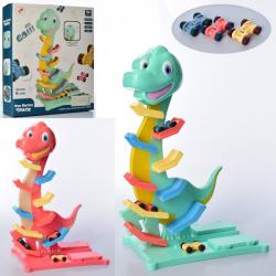 Дитячий ігровий Трек  динозавр, машинки 6штук 589-55