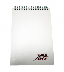 Блокнот А5 40 л. черные листы  Black Note  Рюкзачок ЗК-32