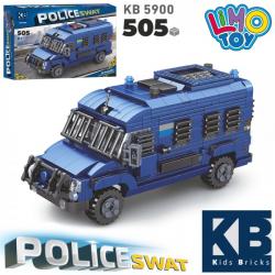 Конструктор  505 деталей поліцейська машина Limo Toy KB 5900