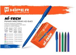 Ручка шариковая 1 мм, масляная основа, фиолетовая  Hi-Tech  HIPER HO-540ф