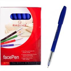 Ручка кулькова фіолетова 0.7 мм Face pen RADIUS 38676