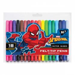 Фломастеры 18 цветов  Marvel. Spiderman  YES 650497