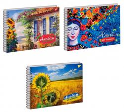 Альбом для рисования А4 30 листов 100 г/м2  Ukraine Sunflowers  YES 130538