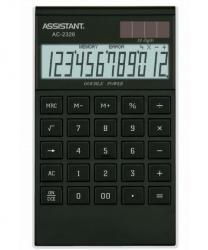 Калькулятор 12-розрядний black/silver ASSISTANT AC-2326black