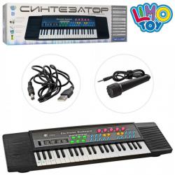 Синтезатор 44 клавіші (мікрофон, запис, демо, USB) LimoToy MS-3738