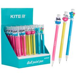 Ручка шариковая синяя Cats life Kite K21-353