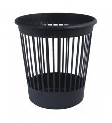 Корзина для мусора пластиковая 10л черная Арника 82061