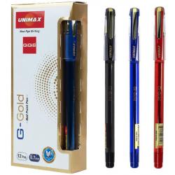 Ручка кулькова  G-Gold , синя Unimax UX-139-02